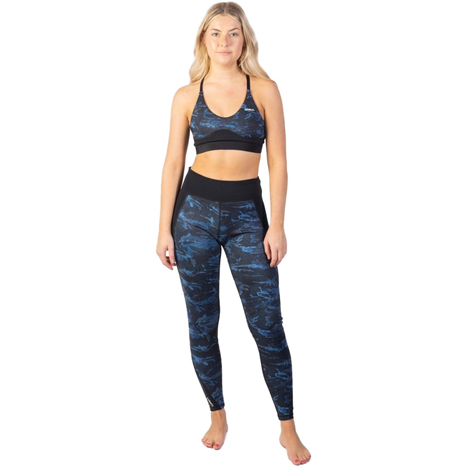 2025 Gul Womens Luna7 SUP Bra LA0303-C1 - Nu Wave Camo / Black